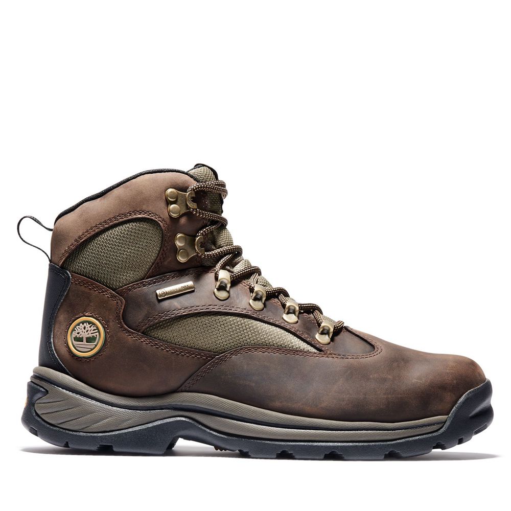 Timberland Mens Hiking Boots Chocorua Trail Mid Waterproof - Brown - India SD4905368